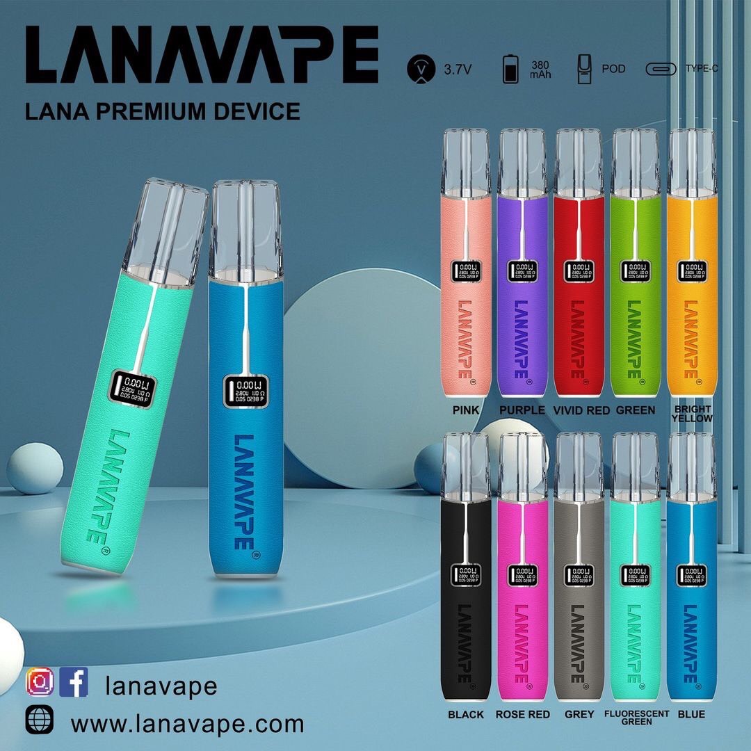 ✨壹灣現貨✨LANA PREMIUM 一代皮革主機 雙檔調節8/10W 適用一代煙彈