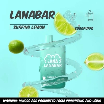 ✨壹灣現貨✨LANA拋棄式 LANABAR 5000PUFFS 一次性電子煙 可充電Type-C 13ml超大容量