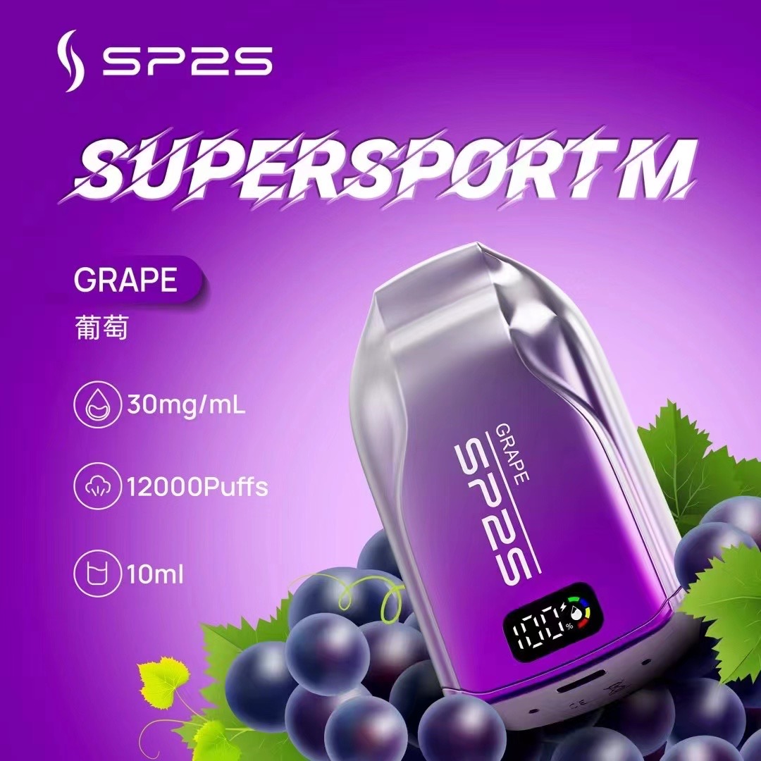 ✨壹灣現貨✨新款 SP2S拋棄式12000PUFFS 大容量拋棄式電子煙 電子顯示屏 可充電 10ml超大容量